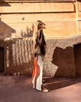 Pantalone Palazzo Onde Burro