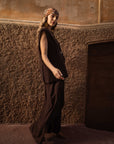 Completo pantalone e gilet oversize