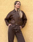 Giacca ecopelle Estelle