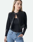 Giacca Corta In Pelle Selene