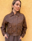 Giacca ecopelle Estelle